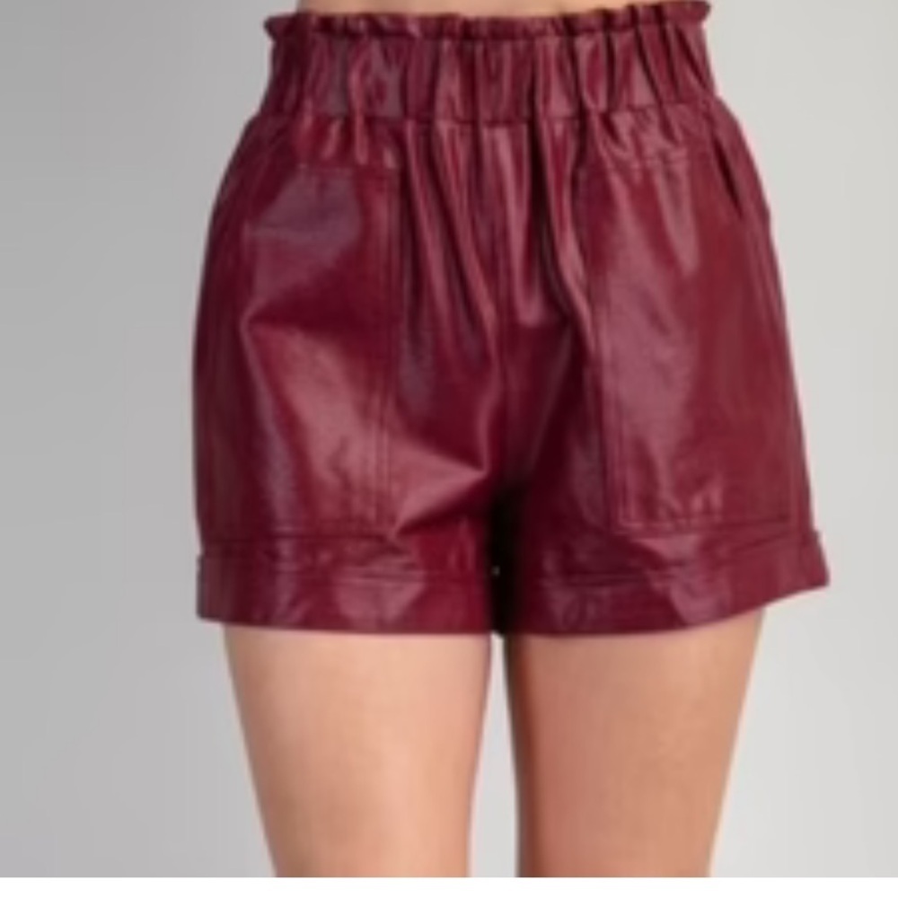 Gorgeous Faux Leather Shorts!! LIKE NEW